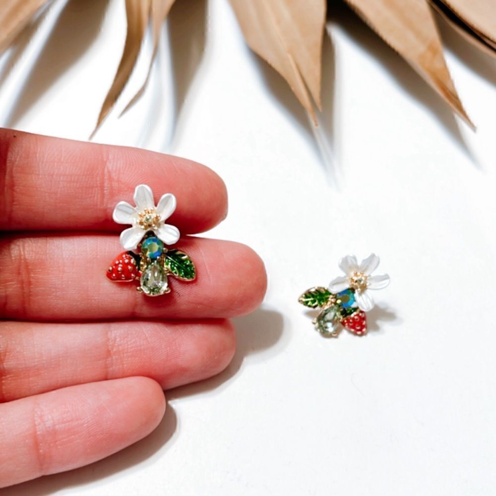 Flower  earrings  #842 - Picture 5 of 5